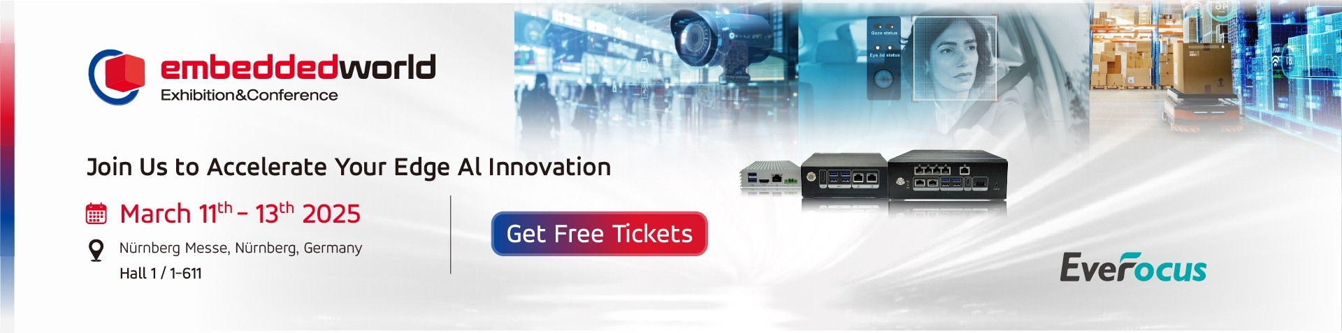 Experience the Future of AI at Embedded World 2025 with EverFocus!